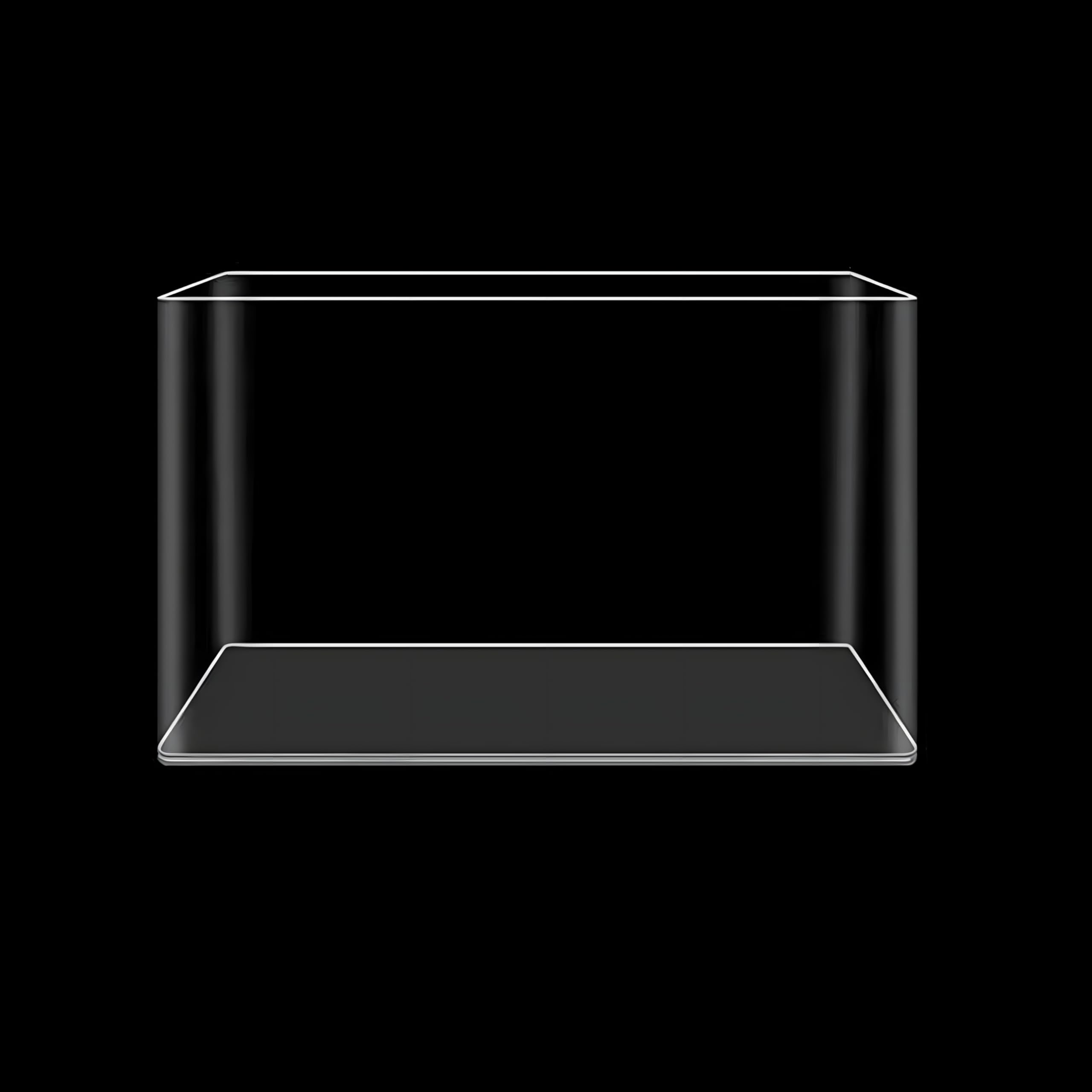 Amazon | アクリル 水槽 丸い角 一体成型 アクアリウム 簡単には壊れ